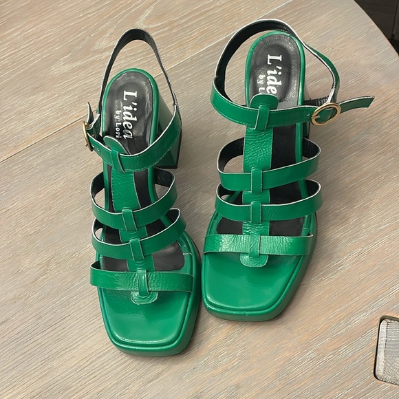 L’idea by Lori green gladiator platform sandals, size 40 - Picture 2 of 7